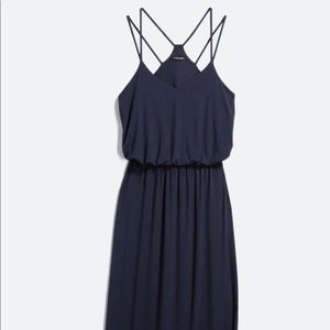 Navy maxi dress